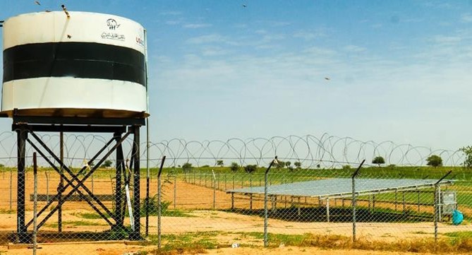Construction of a water yard to improve access to safe and clean water